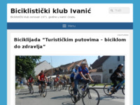 Frontpage screenshot for site: Biciklistički klub Ivanić (http://www.bk-ivanic.hr)