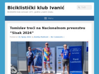 Frontpage screenshot for site: Biciklistički klub Ivanić (http://www.bk-ivanic.hr)