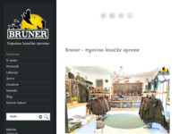 Frontpage screenshot for site: Bruner - Trgovina lovačke opreme (http://www.bruner-trgovina.hr)