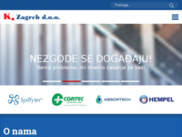 Frontpage screenshot for site: Korozija Zagreb d.o.o. (http://www.korozija.hr)