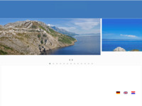 Frontpage screenshot for site: (http://www.beruliatravel-brela.hr)