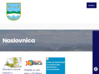 Frontpage screenshot for site: Općina Podbablje - Službene web stranice (http://www.podbablje.hr)