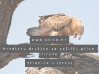 Frontpage screenshot for site: Hrvatsko društvo za zaštitu ptica i prirode (http://ptice.hr)