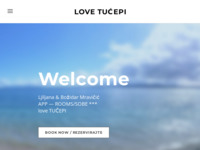 Frontpage screenshot for site: Love Tučepi - Apartmani Mravičić (http://lovetucepi.weebly.com)