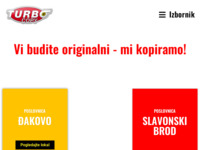 Frontpage screenshot for site: Turbo Copy - Vi budite originalni – mi kopiramo! (http://www.turbocopy.hr)