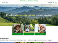Frontpage screenshot for site: Plantea - biljke i priroda (http://www.plantea.com.hr)