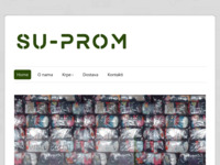 Frontpage screenshot for site: Su prom - Krpe za sve potrebe u industriji (http://www.su-prom.hr)