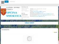 Frontpage screenshot for site: Općina Smokvica (http://www.smokvica.hr)