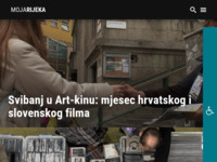 Frontpage screenshot for site: Moja Rijeka (http://www.mojarijeka.hr)