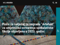 Frontpage screenshot for site: (http://www.mojarijeka.hr)
