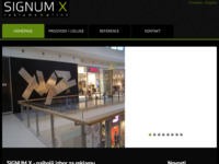 Frontpage screenshot for site: Signum iks d.o.o. (http://signumx.hr)