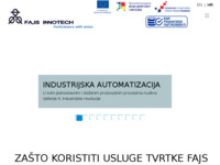 Frontpage screenshot for site: Fajs Innotech (http://www.fajsinnotech.hr)
