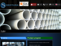 Frontpage screenshot for site: Sectura d.o.o. (http://www.sectura.hr/)