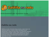 Frontpage screenshot for site: (http://zastitanaradu.com.hr)
