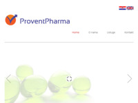 Frontpage screenshot for site: (http://www.proventpharma.hr/)