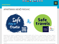 Frontpage screenshot for site: Apartmani Meić Pirovac (http://apartmani-meic-pirovac.hr)