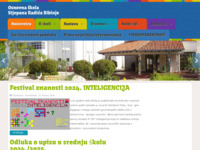 Frontpage screenshot for site: Osnovna škola Stjepana Radića - Bibinje (http://www.os-stjepanaradica-bibinje.hr)