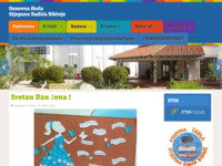 Frontpage screenshot for site: (http://www.os-stjepanaradica-bibinje.hr)