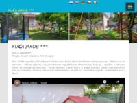 Frontpage screenshot for site: (http://www.kuca-jakob.com)
