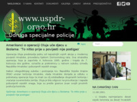 Frontpage screenshot for site: (http://www.uspdr-orao.hr)