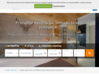 Frontpage screenshot for site: Hotelski i privatni smještaj, luksuzne vile sa bazenom (http://www.travel-tourist.com)
