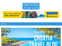 Frontpage screenshot for site: (http://croatia-tips.com/)