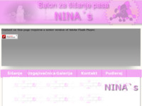 Frontpage screenshot for site: Salon za šišanje i kupanje pasa - NINA`S (http://www.ninas.hr)