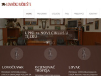 Frontpage screenshot for site: Lovačko učilište Ferdinand (http://lovackouciliste.com.hr)