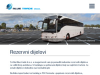 Frontpage screenshot for site: Blue trade d.o.o. - prodaja rabljenih autobusa (http://www.blue-trade.hr)