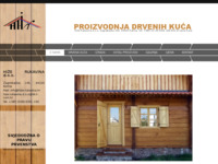 Frontpage screenshot for site: Hiže Rukavina - drvene kuće (http://hize-rukavina.hr)