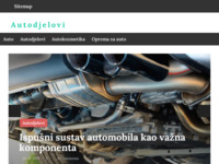Frontpage screenshot for site: (http://autodjelovi.com.hr/)