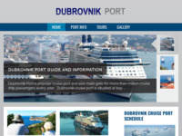 Frontpage screenshot for site: Luka Dubrovnik (http://dubrovnik-port.com)
