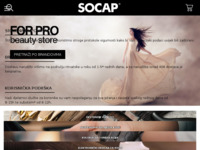 Frontpage screenshot for site: Socap Web shop (http://www.socap.hr/)