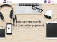 Frontpage screenshot for site: iCentar Hrvatska (http://www.icentar.hr)