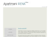 Frontpage screenshot for site: (http://www.apartmaniirena.com)