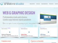 Frontpage screenshot for site: (http://www.creative-studio.hr)