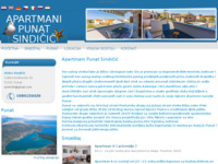 Frontpage screenshot for site: (http://www.apartmani-punat-sindicic.hr/)