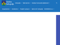 Frontpage screenshot for site: (http://www.suhopolje.hr)