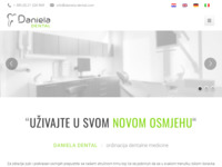 Frontpage screenshot for site: Daniela Dental - stomatološka ordinacija, Split (http://daniela-dental.com/)