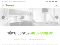 Frontpage screenshot for site: Daniela Dental - stomatološka ordinacija, Split (http://daniela-dental.com/)