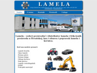 Frontpage screenshot for site: Lamela.hr (http://www.lamela.hr)