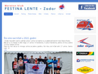 Slika naslovnice sjedišta: Maraton klub Festina Lente - Zadar (http://www.mk-festinalente.hr)