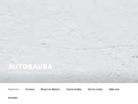 Frontpage screenshot for site: AutoBauba d.o.o. (http://www.autobauba.hr)