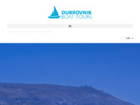 Frontpage screenshot for site: (http://www.dubrovnik-boat.com)