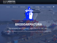Frontpage screenshot for site: Brodoarmatura d.o.o. (http://brodoarmatura.hr)