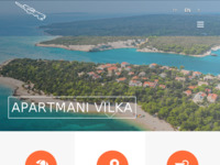 Frontpage screenshot for site: Apartmani Vilka, Šimuni, Pag, Hrvatska (http://www.simuni.com.hr/)