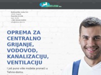 Frontpage screenshot for site: Tehno dom d.o.o. - ekskluzivni zastupnik za Viadrus (http://www.tehno-dom.eu/)