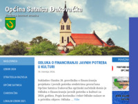 Frontpage screenshot for site: Općina Satnica Đakovačka (http://www.satnica-djakovacka.hr)