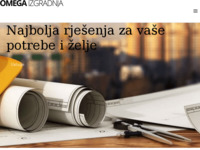 Frontpage screenshot for site: Omega izgradnja (http://www.omegaizgradnja.hr)