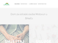 Frontpage screenshot for site: Dom za odrasle osobe Motovun (http://www.dom-motovun.hr)